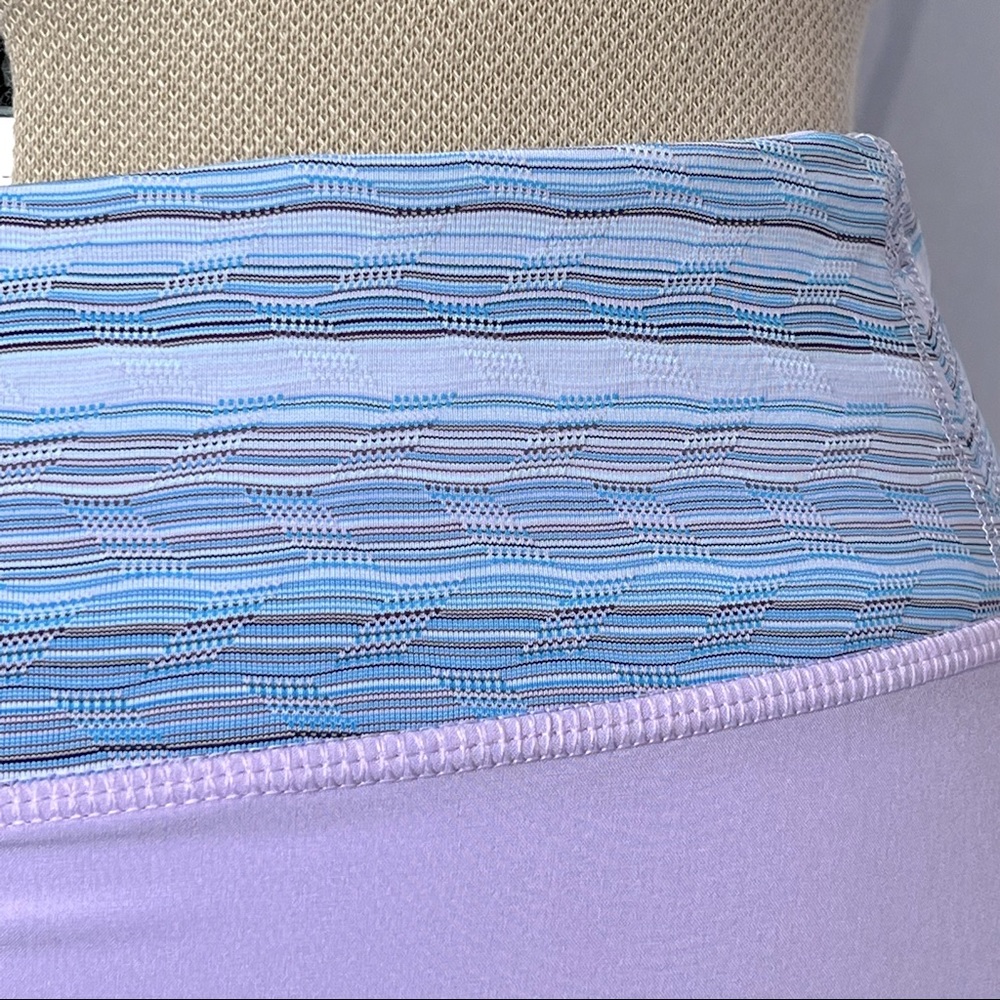 Lululemon Pace Rival Skirt II in Lilac/Wave Twist Lilac Caspian Blue 4 Tall - Picture 3 of 16
